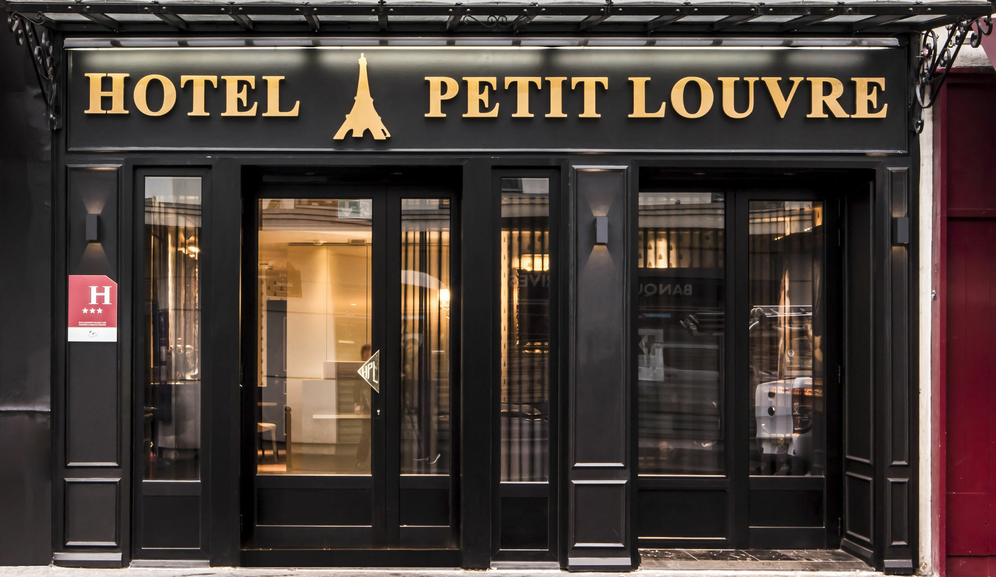 Eiffel Petit Louvre Hotell Paris Eksteriør bilde